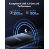 Kietasis diskas Lexar SL500 2TB Portable SSD Drive