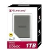 TRANSCEND ESD360C 1TB Išorinis kietasis diskas SSD USB 20Gbps Type C