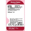 Sandisk WD Raudona Plus 6TB SATA 6Gb/s 3.5inch 258MB cache internal HDD Bulk
