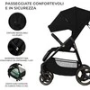 KINDERKRAFT vežimėlis TRIG 3 ONYX Juodas, KSTRIG03BLK0000