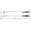 KING TONY dinamometrinis raktas 1/4" 5 - 25Nm 280mm