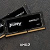Nešiojamo kompiuterio atmintis Kingston KF426S15IB1K2/32 32GB 2666MHz DDR4 CL15 SODIMM (2 komplektas) 1Gx8 FURY Impact | Kingstonas