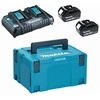 Makita Akumuliatorių ir dvigubo kroviklio komplektas LXT® 198077-8 18V • BL1860B x2 • DC18RD • LXT®