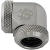 Bitspower Multi-Link adapteris 90 laipsnių 12mm OD iki 12mm OD kietas vamzdelis - blizgus juodas