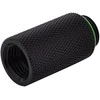 Bitspower Adapteris G1/4 inch female to G1/4 inch male – 30mm, matte juodas