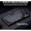 CORSAIR K65 Plus Belaidė mechaninė Klaviatūra RGB LED pašvietimas Corsair MX Raudona