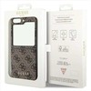 Samsung Galaxy Z Flip 5 Guess Dėklas 4G Charms Collection (GUHCZF5GF4GBR) rudos spalvos