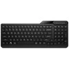 Hewlett Packard (HP) HP 475 Wireless Silent Klaviatūra - dviejų režimų, atsparus išsiliejimui, dezinfekuojamas, programuojamas - Juodas - US ENG