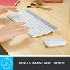 Logitech MK470 Slim Wireless Combo, belaidė klaviatūra ir pelė, Nordic išdėstymas, Balta