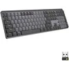 Belaidė klaviatūra Logitech MX MECHANICAL, išdėstymas: UK (Qwerty), "Tactile Quiet", pilkos spalvos