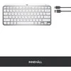 Logitech – „MX Keys Mini“ minimalistinė belaidė klaviatūra su apšvietimu – skandinaviškas išdėstymas