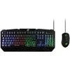Klaviatūra ir pelė Inter-Tech MediaRange Gaming-Set Klaviatūra 104 Tast + Maus 6-Tast (UK)