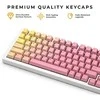 Klaviatūra Glorious GPBT Keycaps – Rožinė Grapefruit – Forge