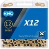 Grandinė KMC X12 Ti-N Gold/Juodas 12-speed 126-links