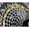 Grandinė KMC X12 Ti-N Gold/Juodas 12-speed 126-links