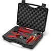 Knipex Įrankių dėklas fotovoltinėms įrangoms su daugiakontaktėmis 4, 7 vnt. (1 KOMPLEKTAS)