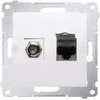Kontak Simon GALUTINIS LIZDAS DASFRJ45.01/11-SIMON54 TIPAS F + RJ45