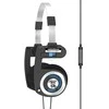 Koss Ausinės PORTA PRO MIC/REMOT su lankeliu ant galvos/Ant ausų uždedamos, 3.5mm (1/8 inch), Mikrofonas, Juodas/Sidabrinis,
