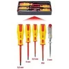 5-ių atsuktuvų rinkinys elektrikui KS TOOLS