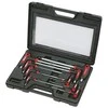 T- formos raktų komplektas, šešiakampiai HEX 2-12 mm, 9 vnt, KS Tools