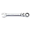 Kombinuotas raktas su terkšle KS Tools Gear+Flex; 17 mm
