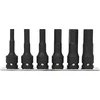 Smūginių galvučių antgalių komplektas 1/2", ilgos,HEX 8-19m, KS Tools
