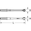 Dinamometrinis raktas su terkšle ERGOTORQUEprecision 1/4" 1-5Nm, KS Tools