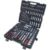 Raktų, terkšlių ir galvučių rinkinys KS TOOLS 1/4"+3/8"+1/2", 216 dalių
