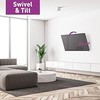 Laikiklis BARKAN 2200.B 26"-39" LED televizorius, 2 lankstų, sieninis, juodas