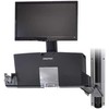 Ergotron Stilius Žiūrėti ® laikiklis Sit- Stand Combo sistema su darbo paviršiumi (45 -272-026)