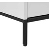 Beliani TV staliukas TV Stand LED Balta SYDNEY 180391