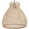 Pakabinamas šviestuvas Žibintas Beliani Lumarko Lemp Hanging Rattan Natural SAKENI!