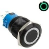 Lamptron vandalizmo jungiklis 19mm - Blackline - žalia