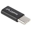 LANBERG AD-UC-UM-02 adapteris USB TYPE-C M -MICRO-B F 2.0 Juodas