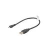 LANBERG CA-USBM-10CC-0003-BK cable USB 2.0 micro AM-MBM5P 30cm juodas