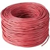 LANBERG LAN kabelis UTP cat.5e 305m red solid CU fluke