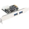 LANBERG PCE-US3-002 PCI Express->USB 3.1 GEN1 2 prievadų + žemo profilio