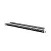 LANBERG PPU6-0024-B Patch Panel 24 port 0.5U cat. 6 juodas