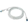 LANBERG patchcord kat.6A FTP LSZH CCA 3m pilkas