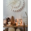 Beliani Lumarko Metal Lampion 40 cm baltas DOLOK!