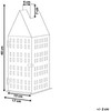 Beliani Lumarko Metal Lampion 40 cm baltas DOLOK!