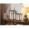 Beliani Lumarko Metal Lampion 41 cm juoda LEPAR!