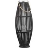 Shumee Medinis žibintas 84 cm juodas TAHITI