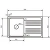Plautuvė Aquasanita SQ101-110AW