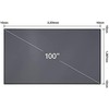EPSON ELPSC35 lazerinis TV 100 colių ekranas