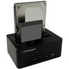 Docking Station LC-Power Dockingstation LC-Power USB 3.0 2-Bay 2,5" / 3,5" HDD / SSD + šakotuvas