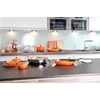 Virtuvės Indai - Le Creuset Signature Kvadratinė Grilio Keptuvė 26cm Indukcinė Indaplovėje Saugoma Raudona
