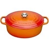 Le Creuset skrudintuvas Signature ovalus 27 cm orkaitėje raudonas