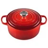 Virtuvės Indai - Le Creuset Signature Keptuvė 26cm Apvalaus Ketaus Vyšninės Raudonos Spalvos