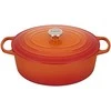Kepimo Indas - Le Creuset Ovalus Ketaus Puodas 33 cm 7.5L Raudonas